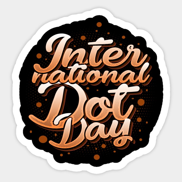 'International Dot Day' International Dot Day Gift Sticker by ourwackyhome